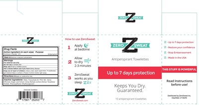 Outer Label (Zero Sweat Antiperspirant Outer Label)